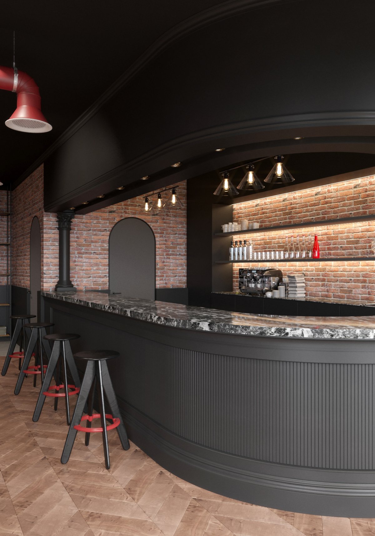 Стойка барная «Модерн» 500х642х850мм