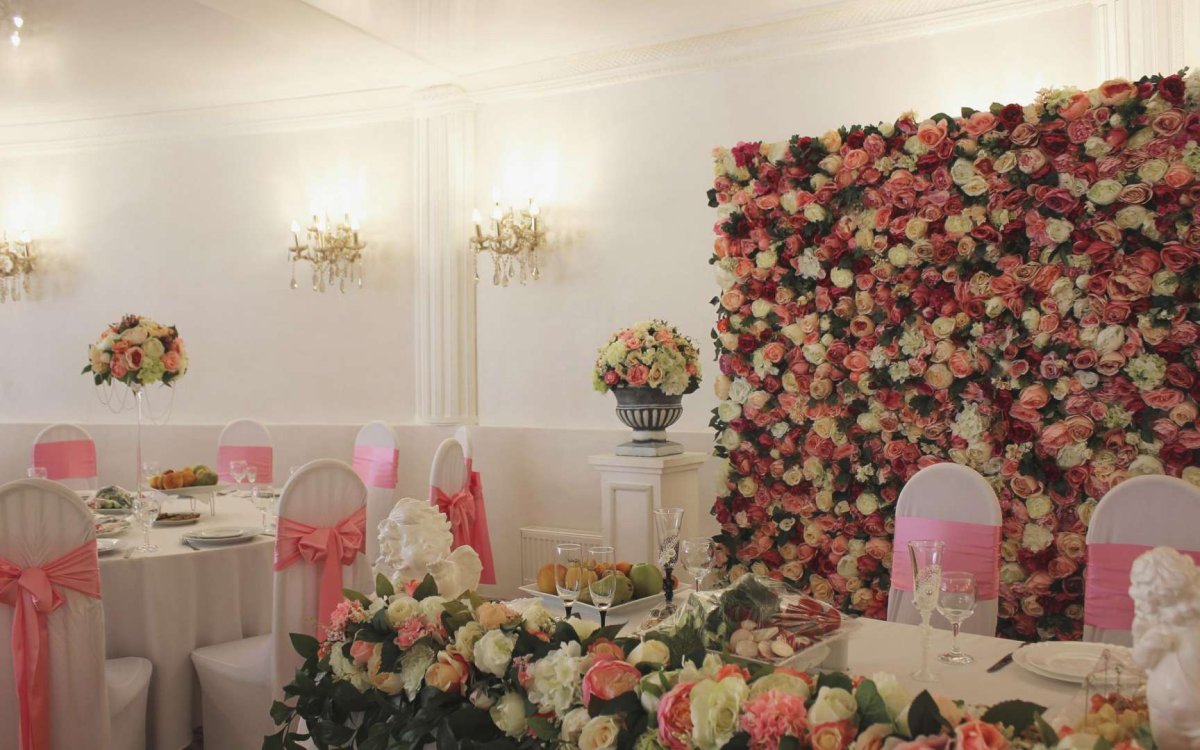 Шикарный декор свадьбы