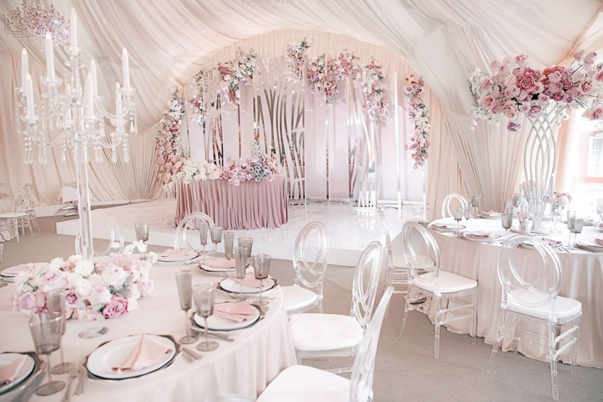 Декорирование свадебных шатров