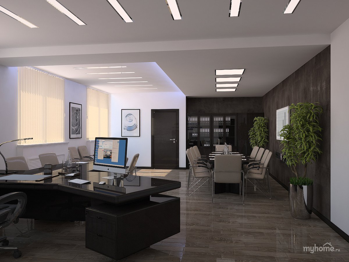 Потолок в кабинете директора