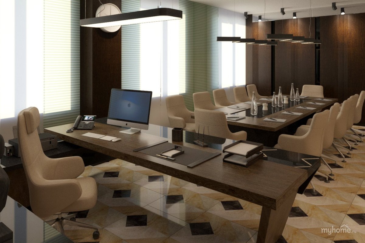 Красивый современный кабинет