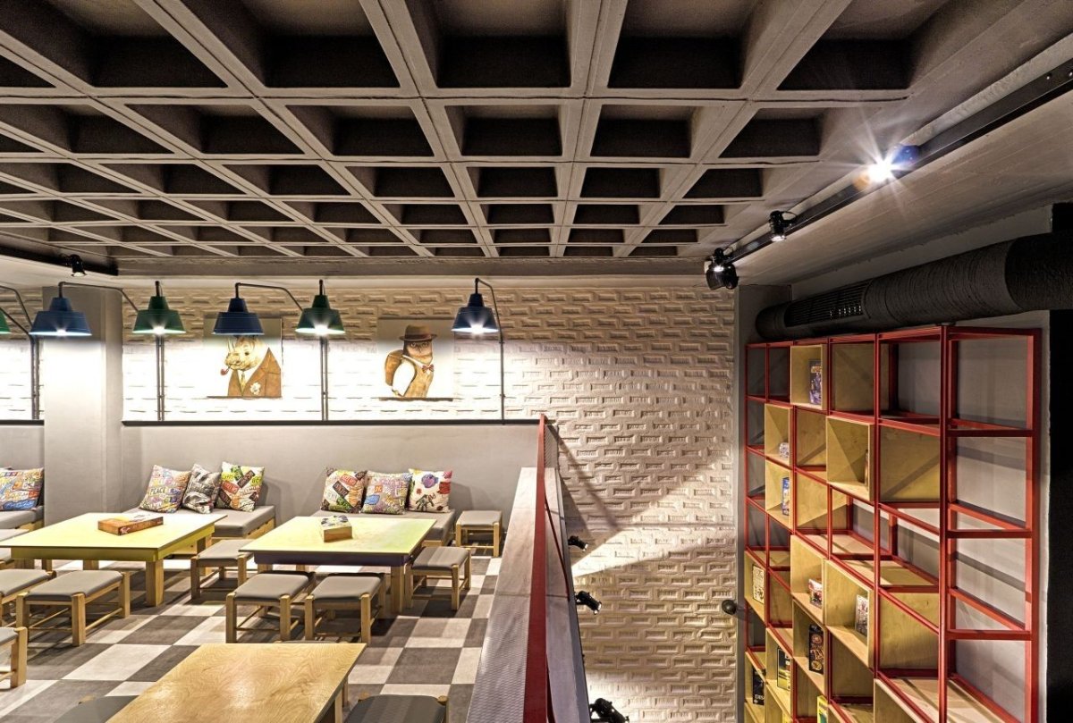 Интерьер шашлычной