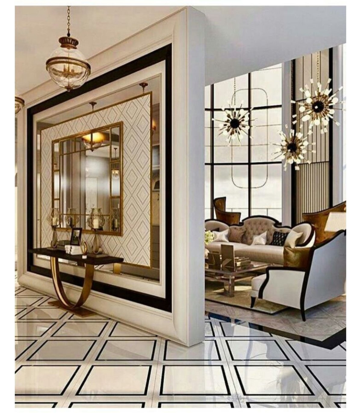 Зеркала в интерьере