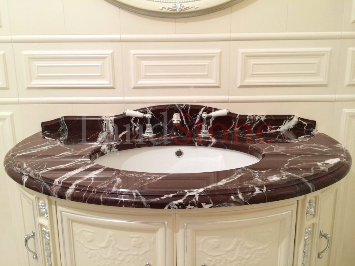 Россо Леванто мрамор столешница