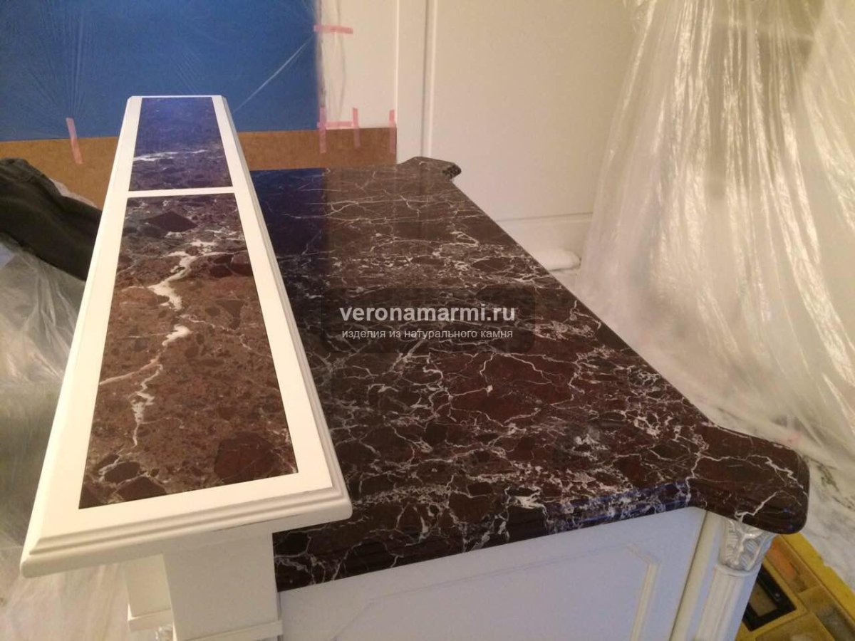 Мраморная столешница для кухни