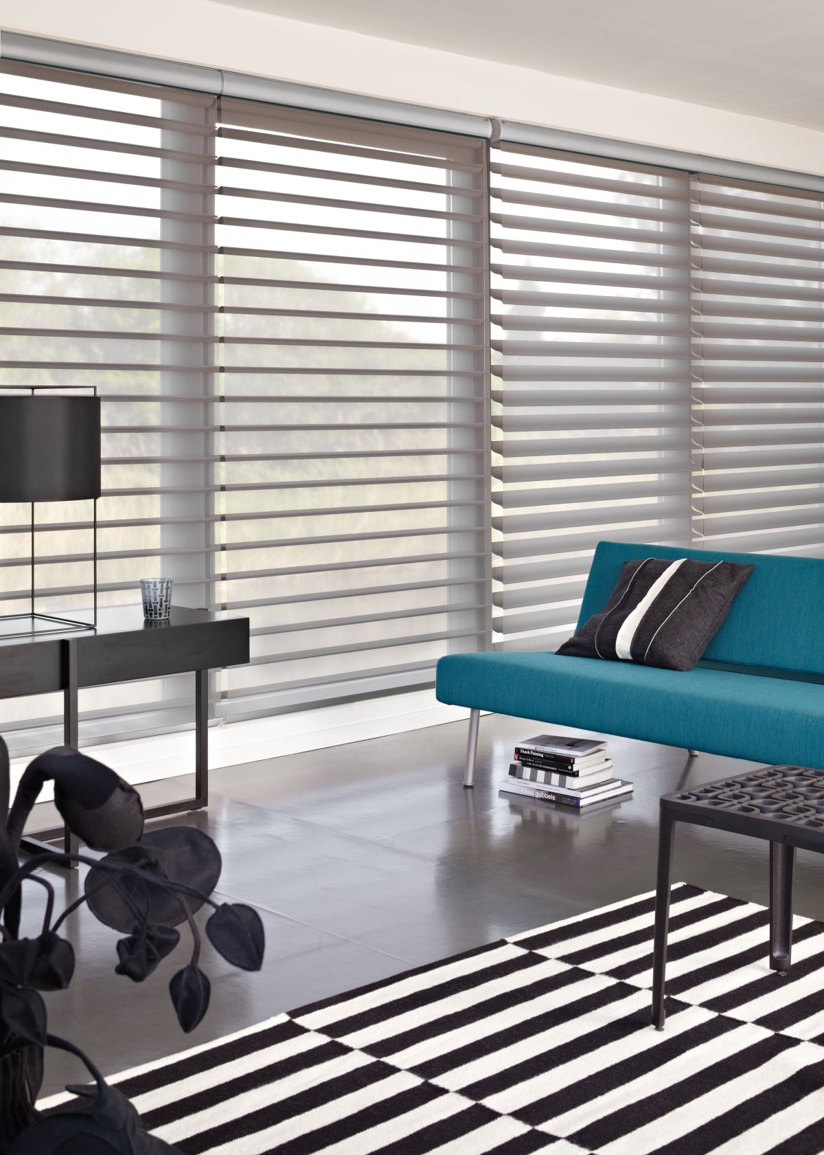 Тканевая ролета день-ночь "Зебра олива"