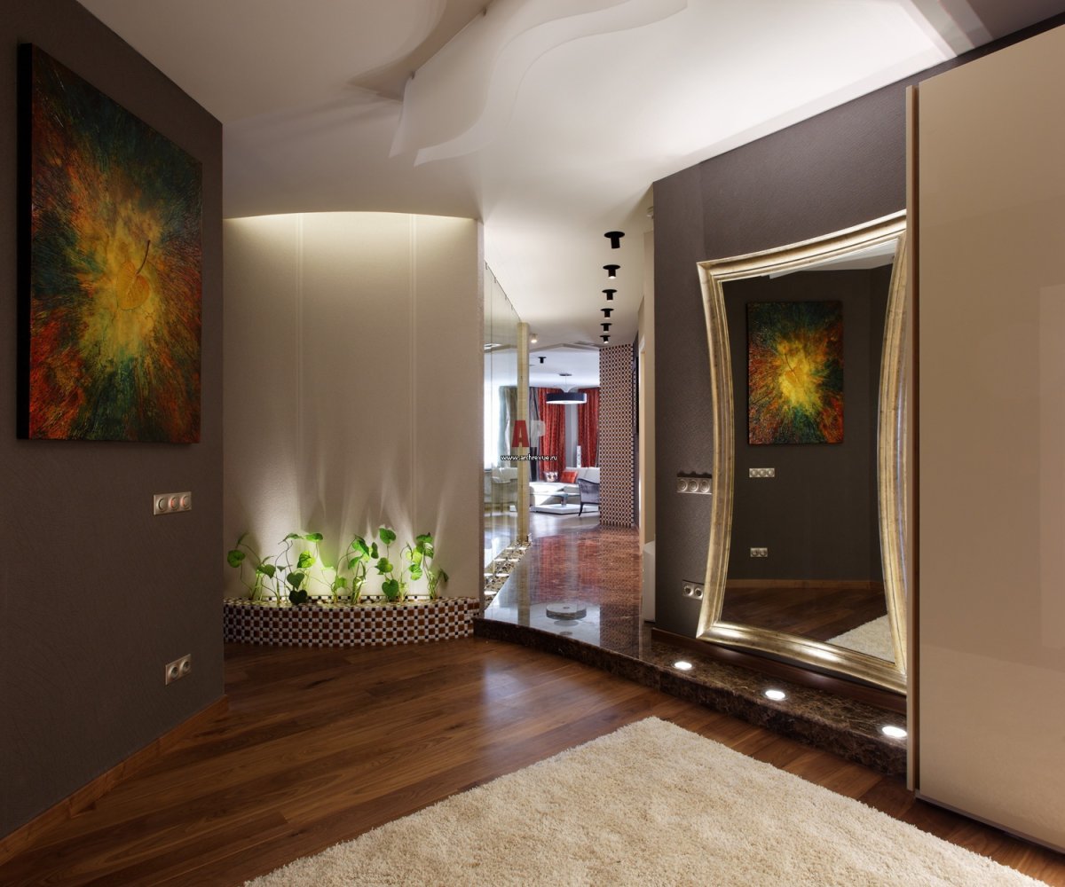 Ниша в интерьере коридора