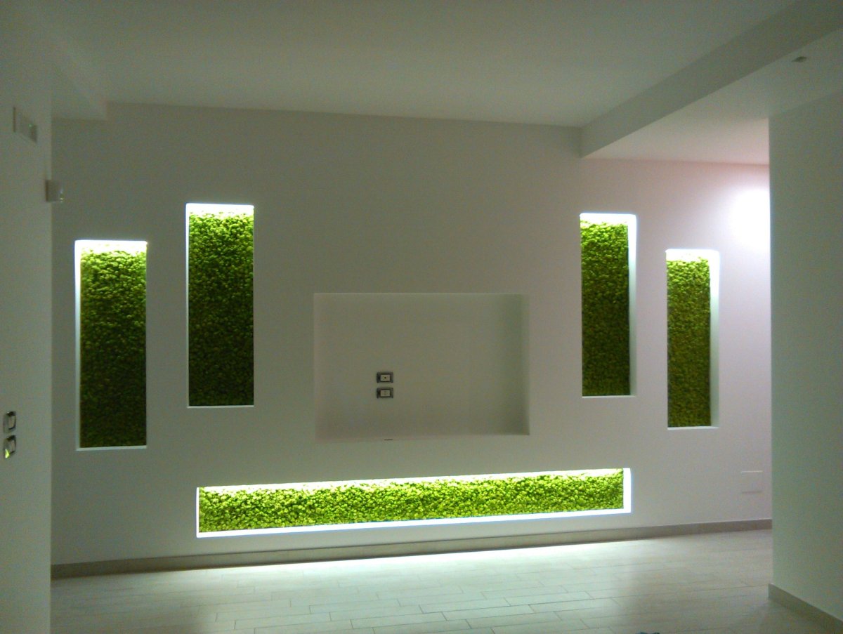 Мох с подсветкой