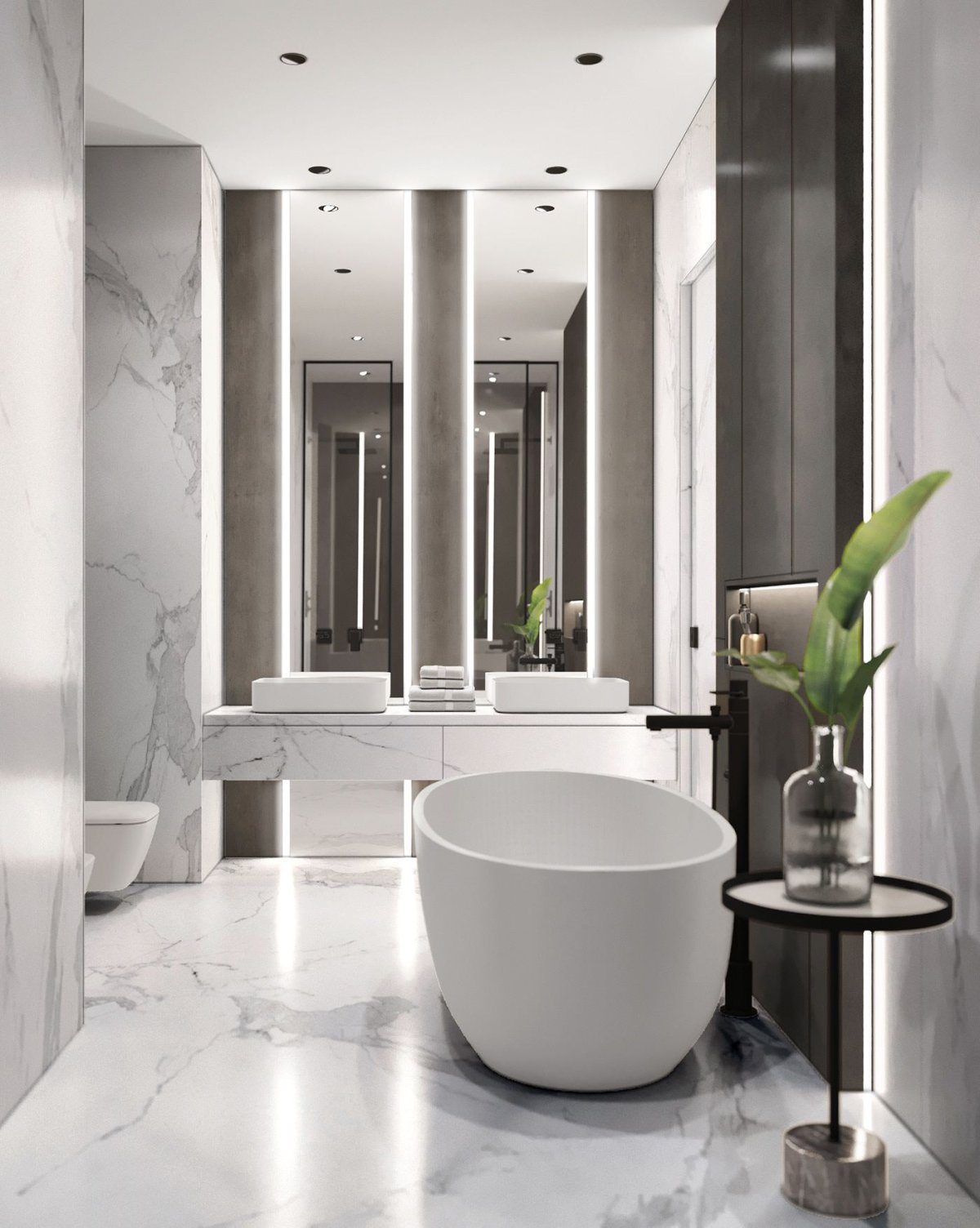 Современные Ванные комнаты 2021