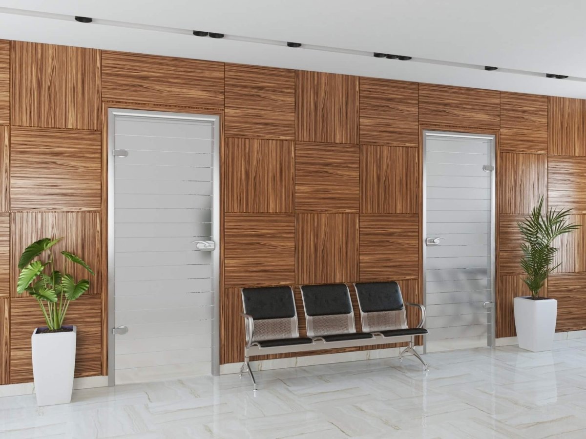 Шпонированные панели Topperfo Micro Ulme Stone Edition Acoustic Wood Panel