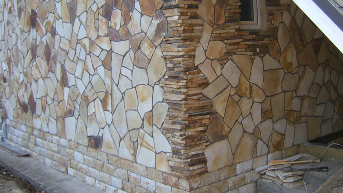 Натуральный камень на стену