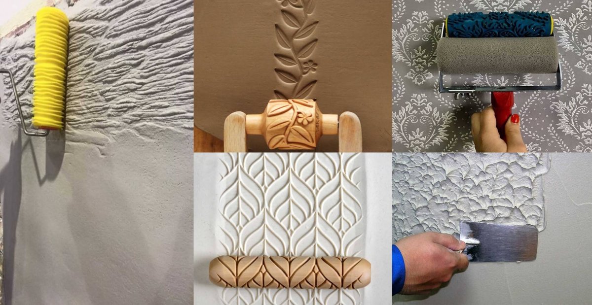 Орнамент древесины валиком