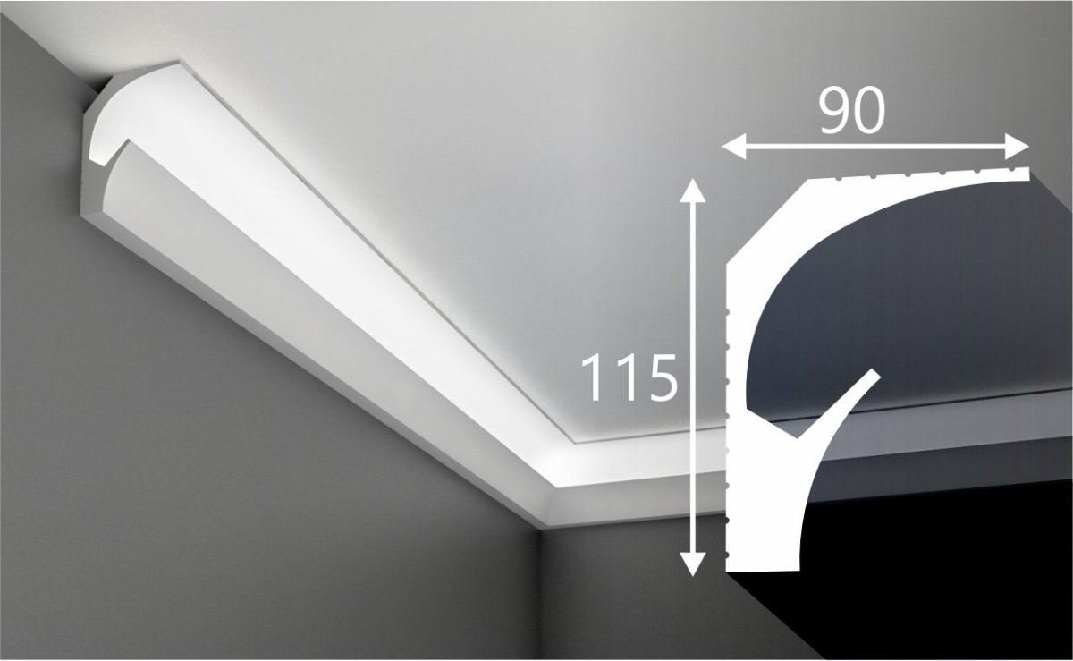 Плинтус listwa montazowa lp49