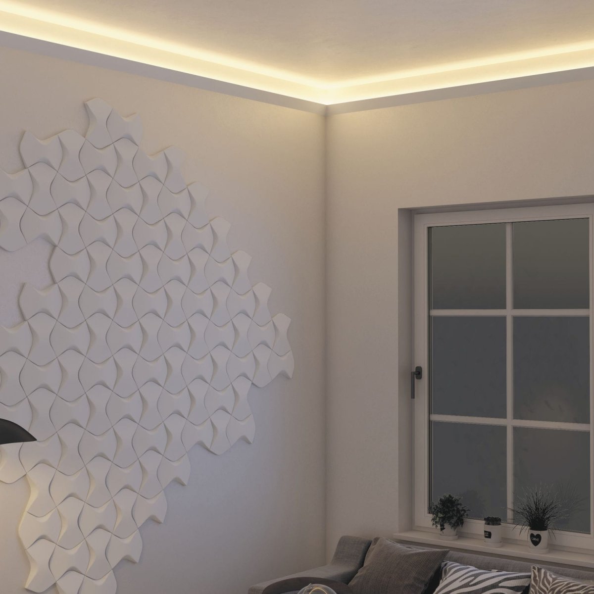 Светодиодная лента на потолок