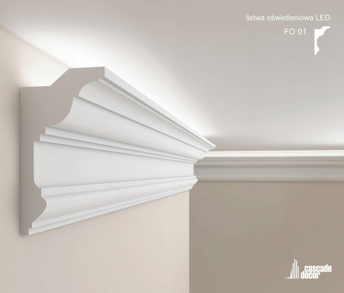 Напольный плинтус с подсветкой PN 050 led Евровуд