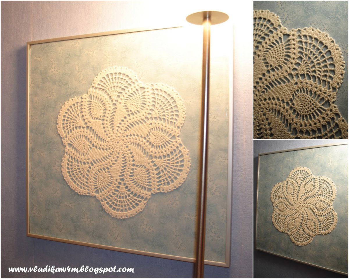 Кружево в интерьере