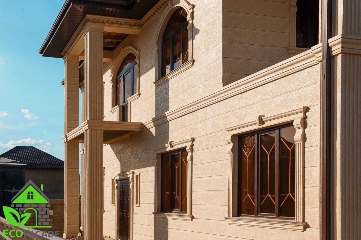 Травертин фасад