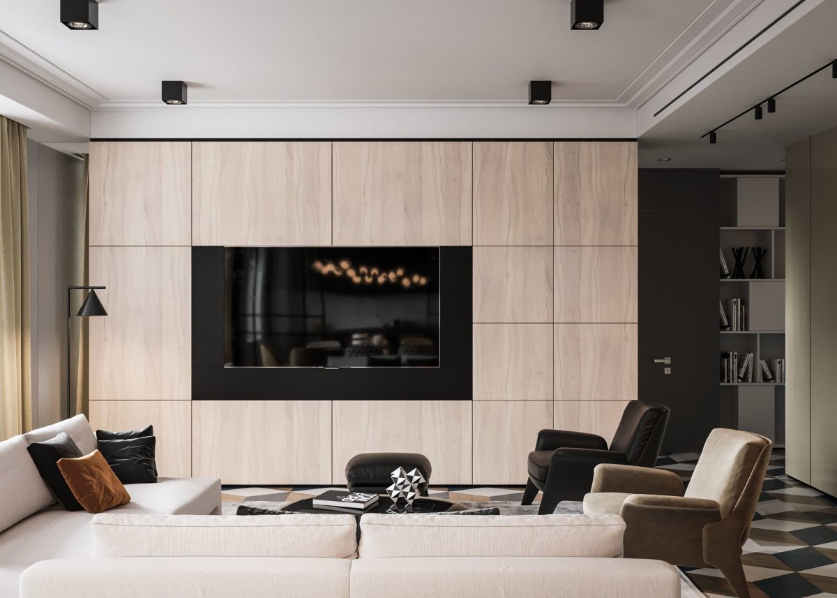 Аквариум в шкафу купе