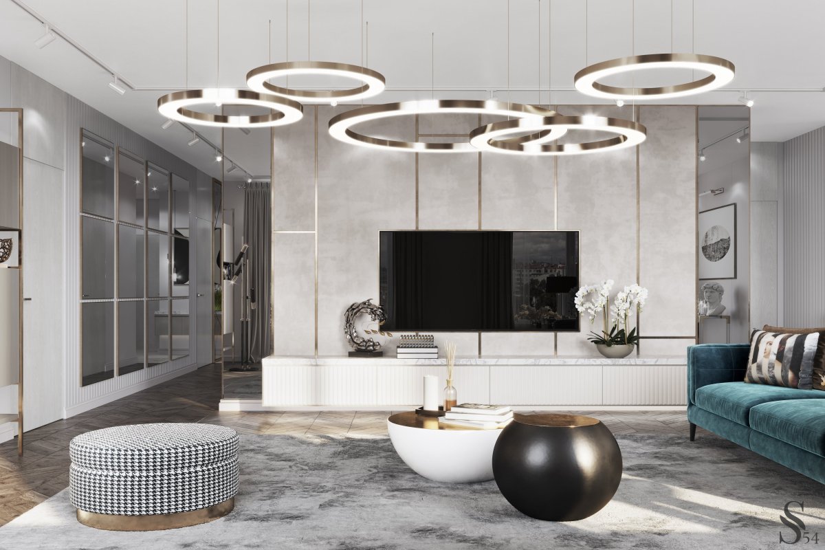 Декоративная металлическая перегородка