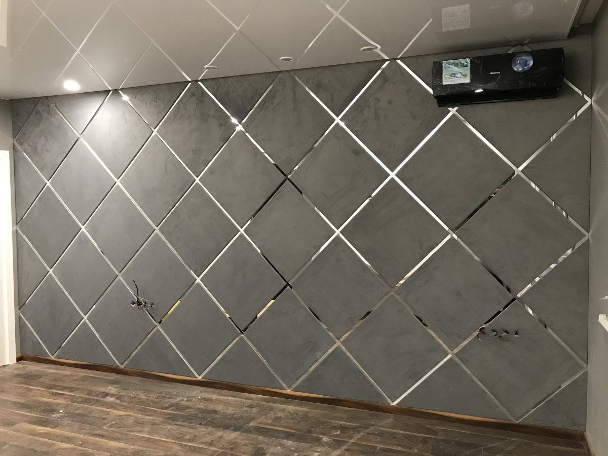 Мягкие стеновые панели в прихожей