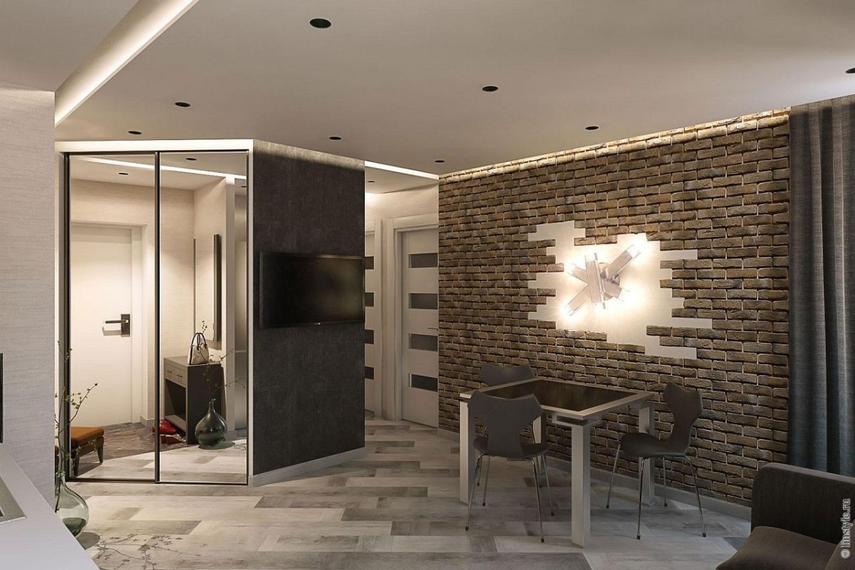 Стиль лофт в хрущевке