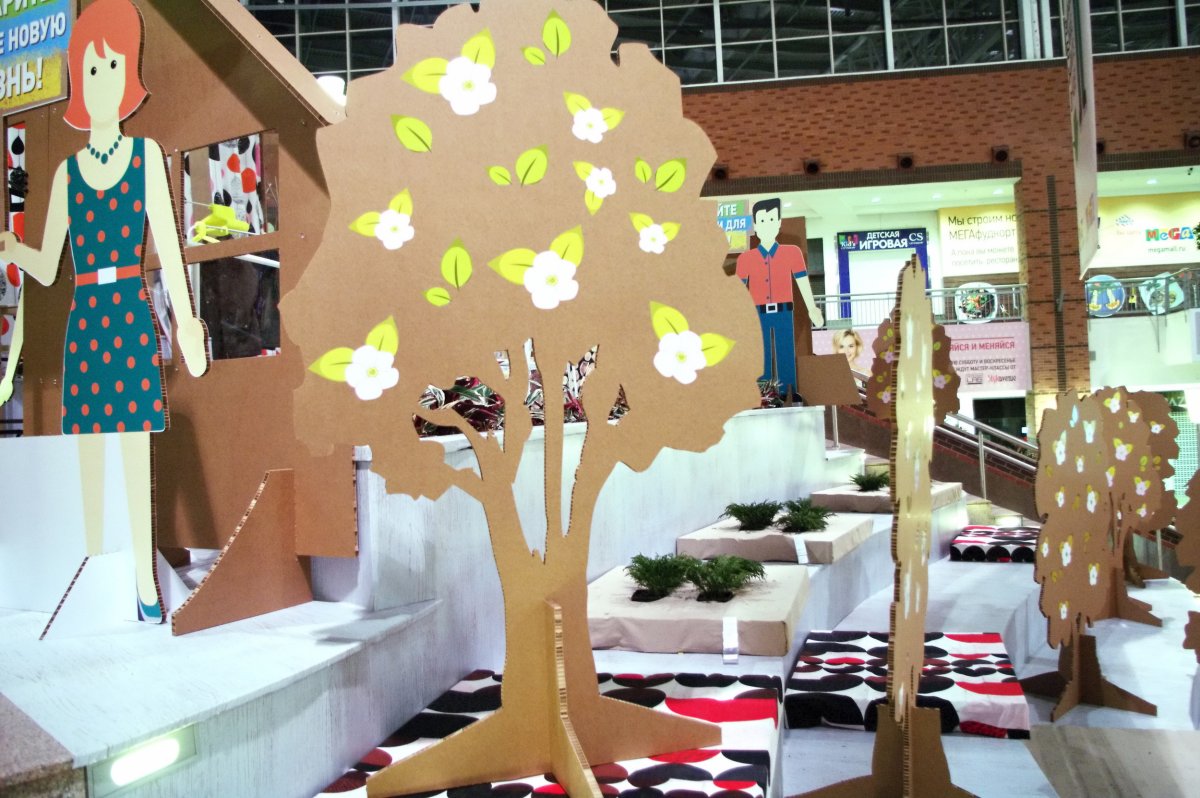 Картон дерево декорации