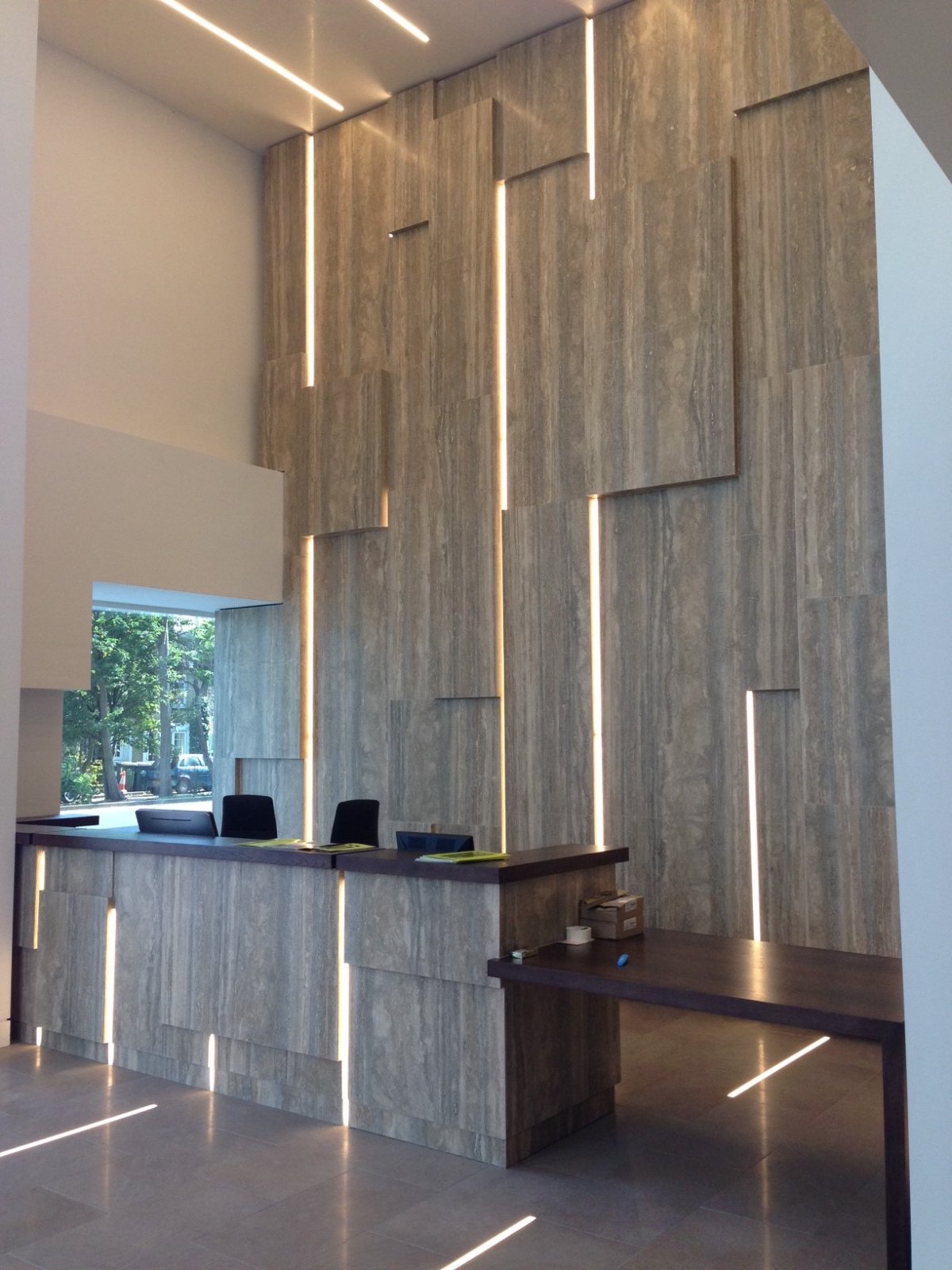 Шпонированные панели для стен