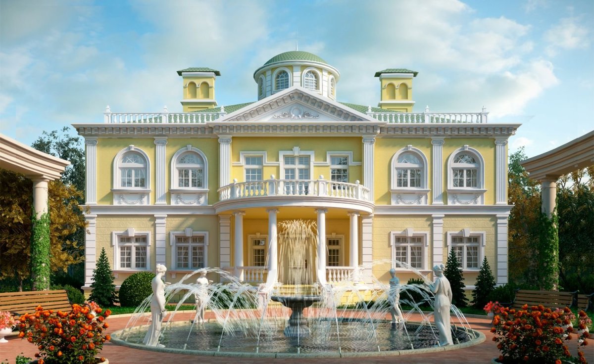 Дом в стиле Нео класицизм