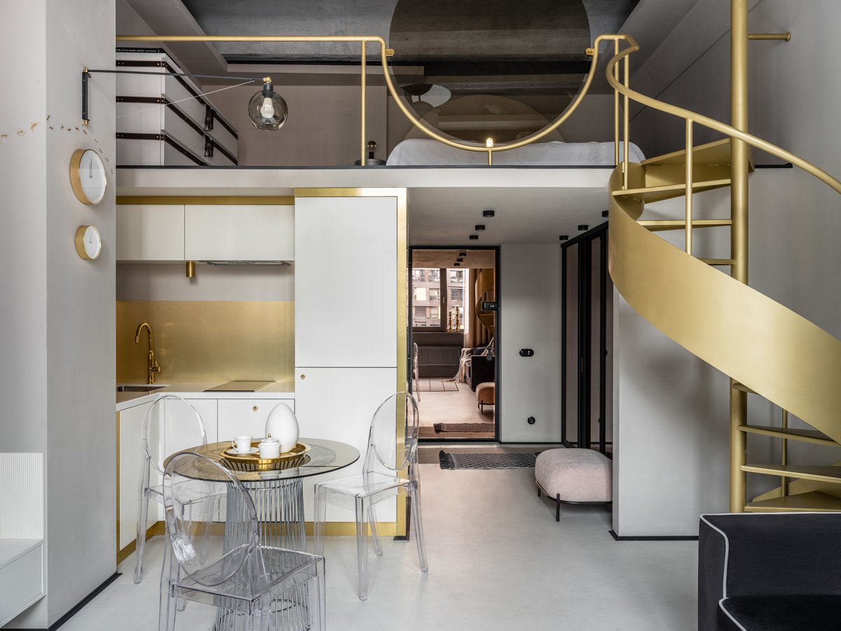 Двухуровневая квартира студия 30 кв2