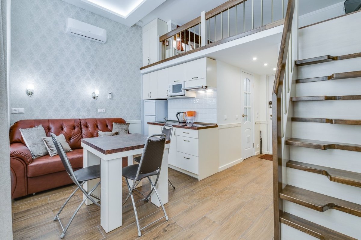 Двухэтажная студия 27м