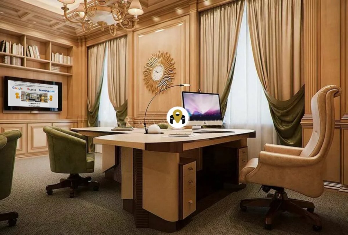 Роскошный интерьер кабинета