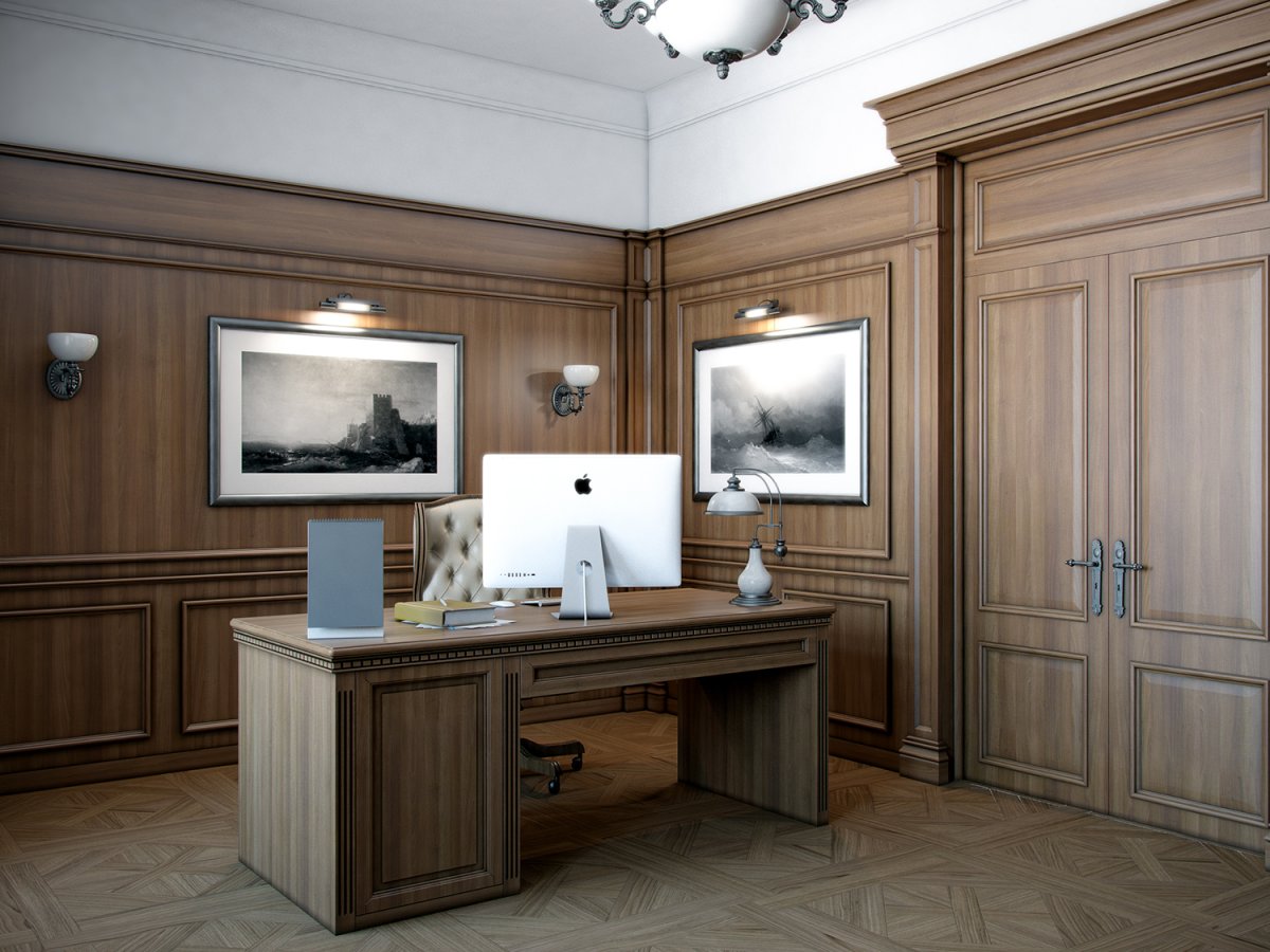 Кабинет руководителя интерьер современный