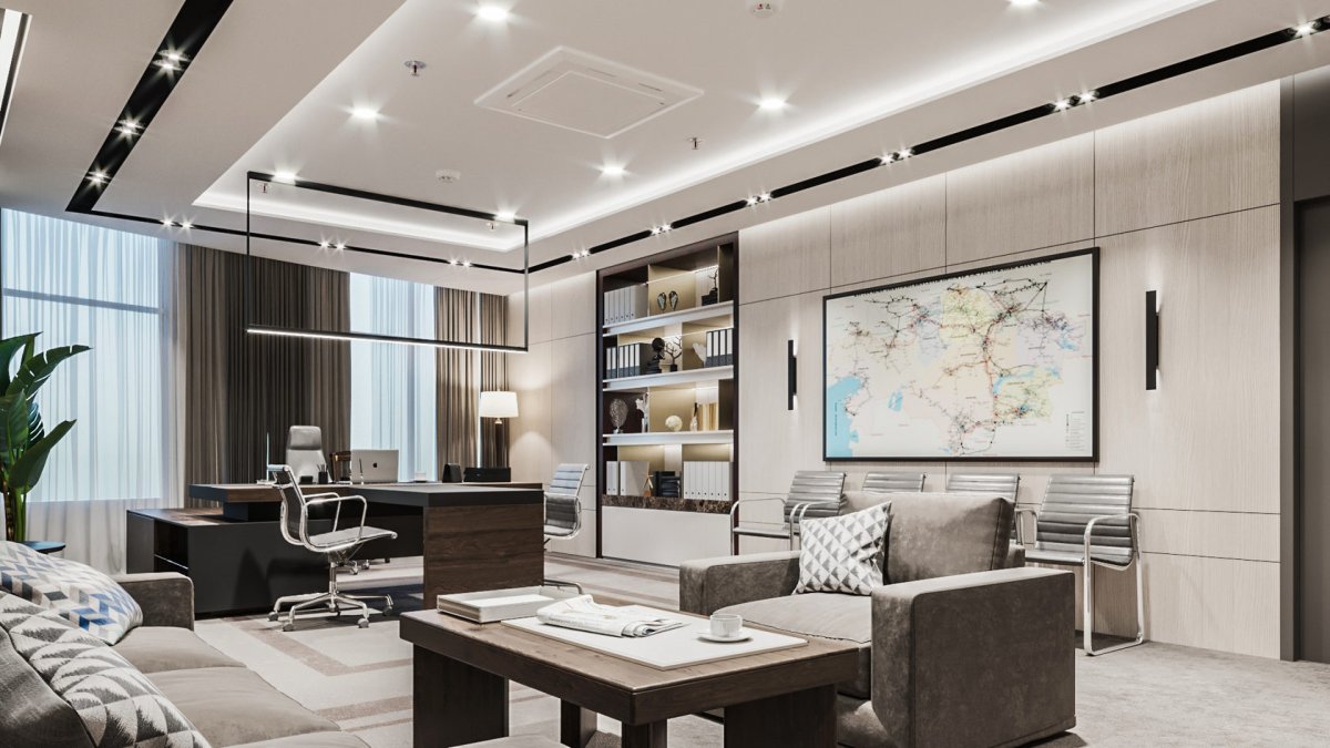 Интерьер кабинета Рэма Вяхирева