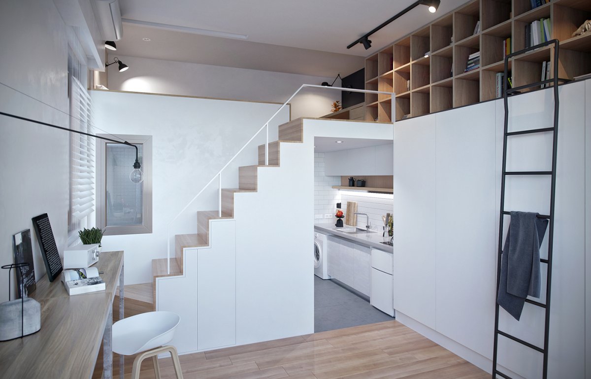 Проект двухуровневой квартиры