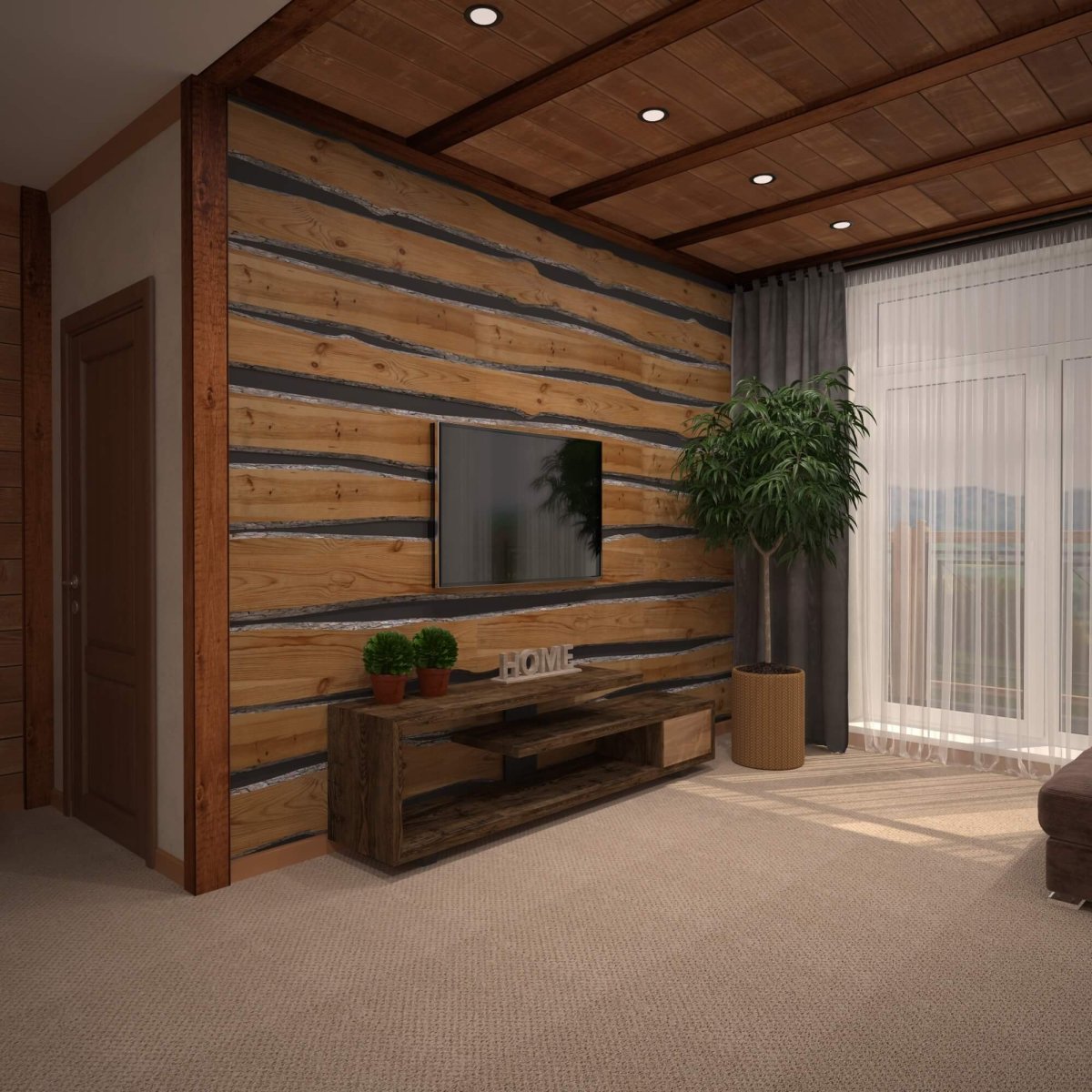 Планкен в интерьере