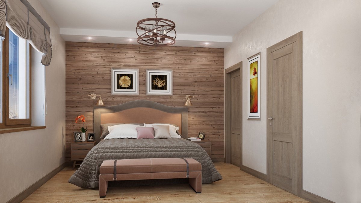 Стена под дерево