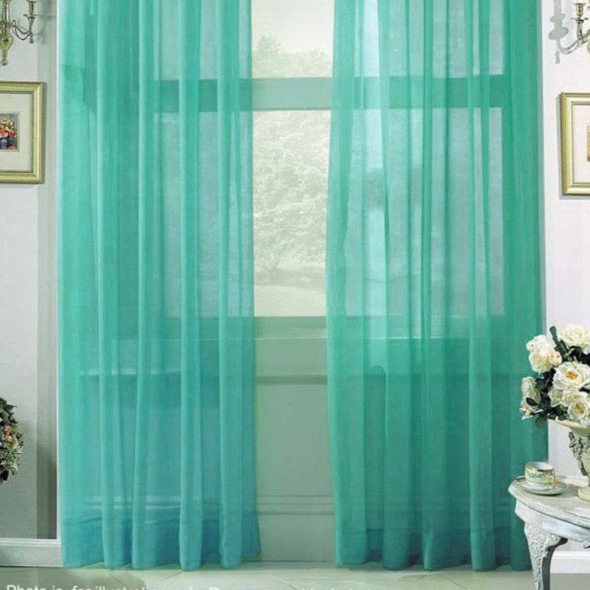 Тюль в гостиную в современном стиле