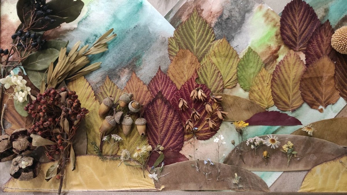 Картины из природного материала