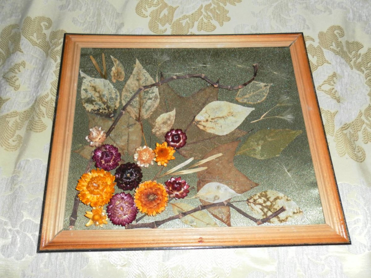 Флористические панно и коллажи