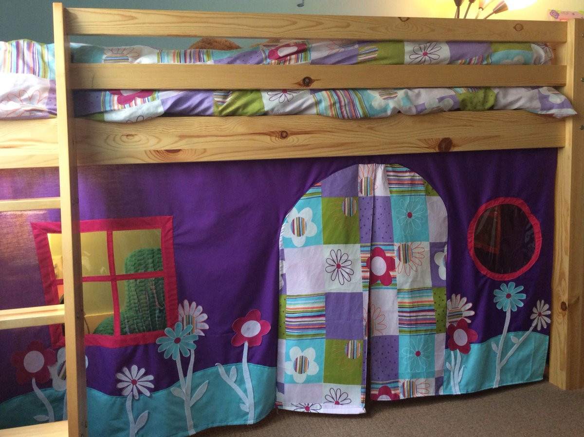 Занавес для двухъярусной кровати