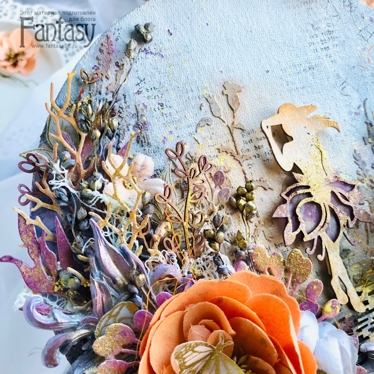 Панно из сухоцветов