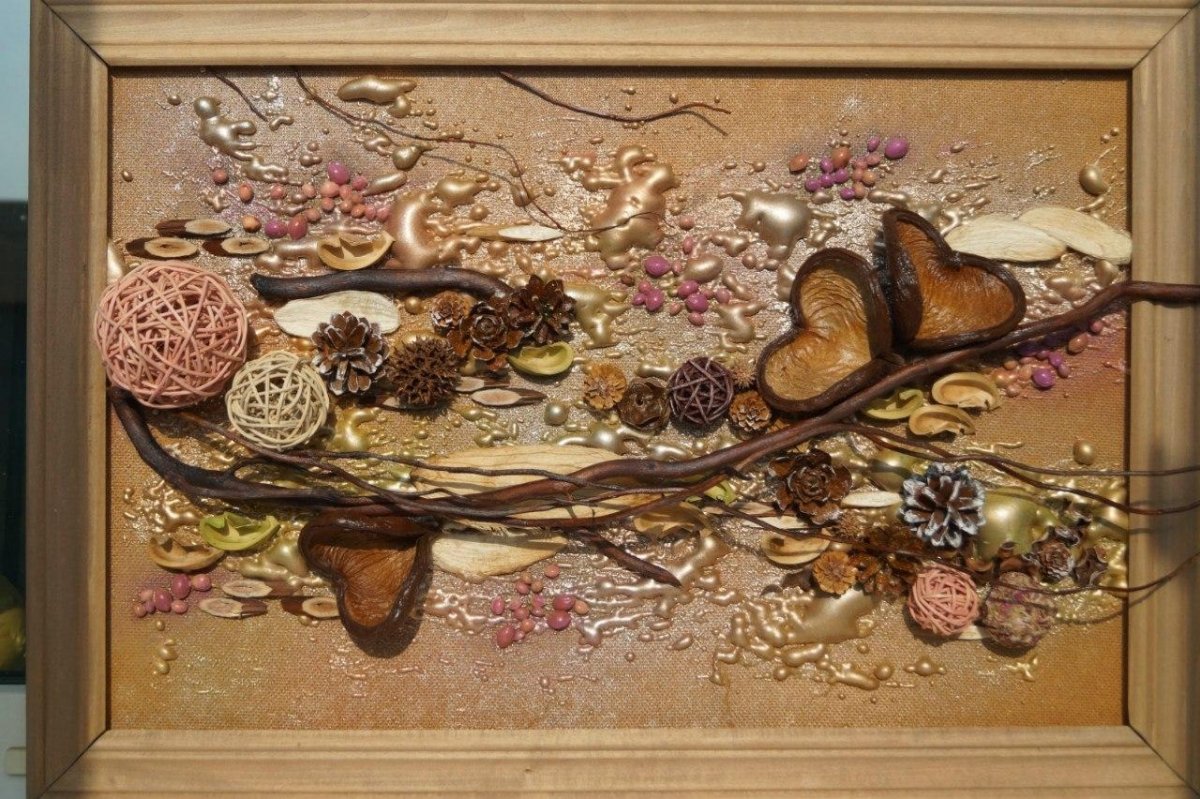 Панно из натуральных материалов