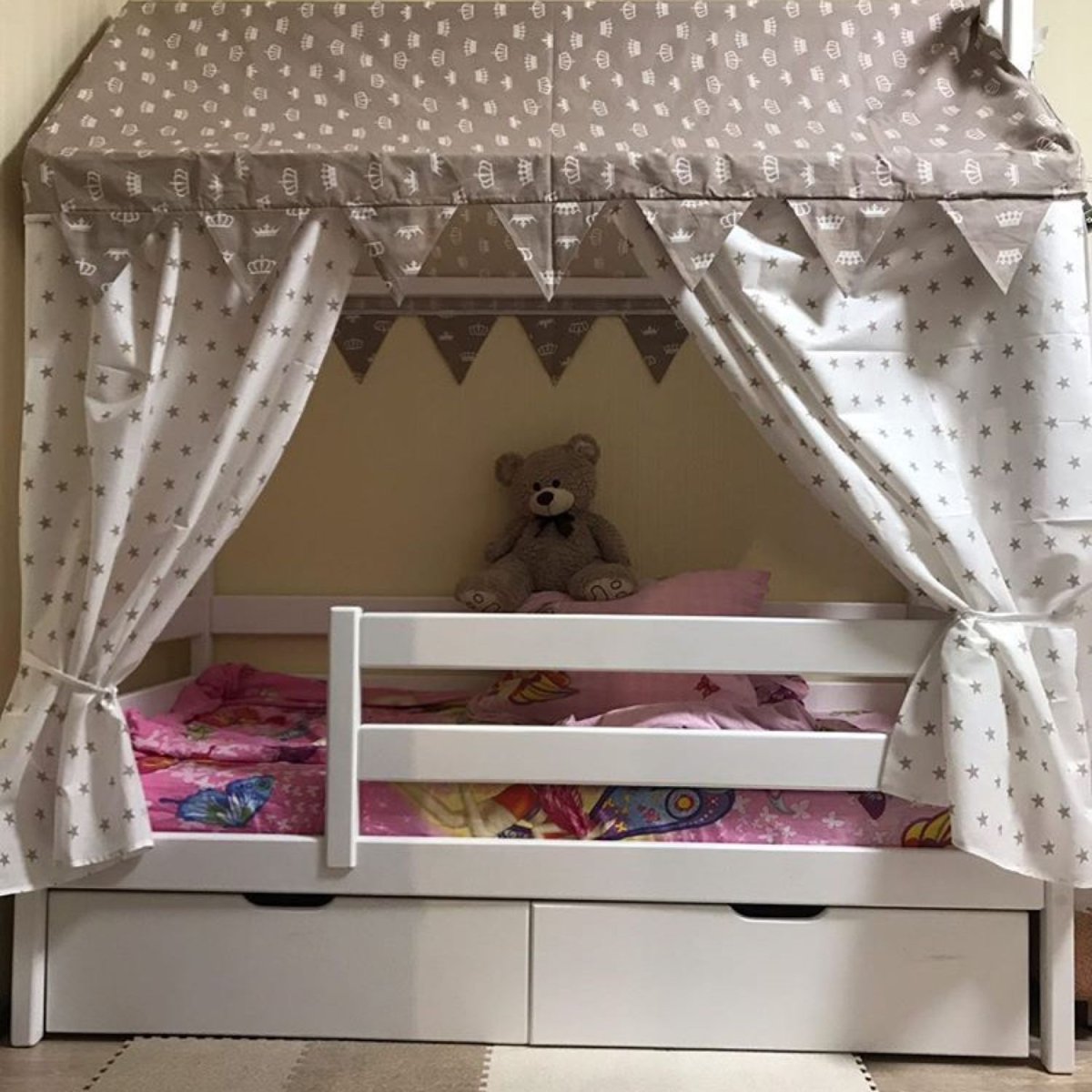 Кровать домик Сканди