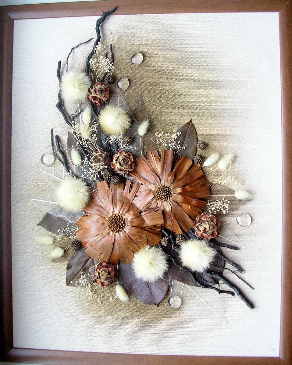 Скульптурная живопись гортензия