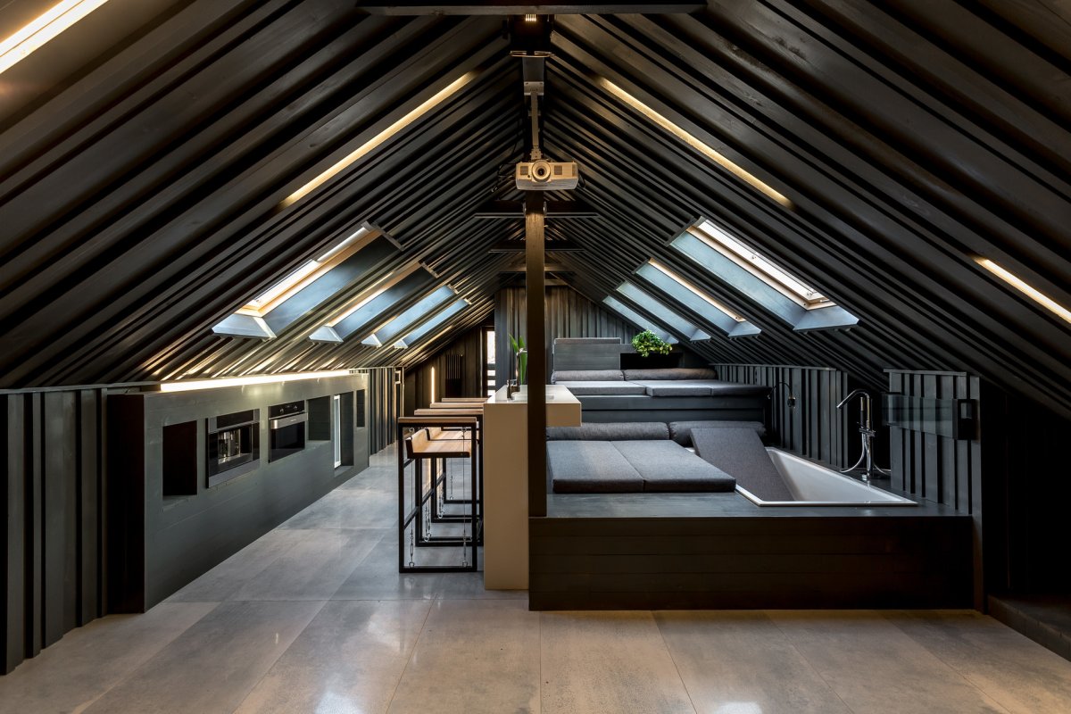 Панорамное остекление мансарды