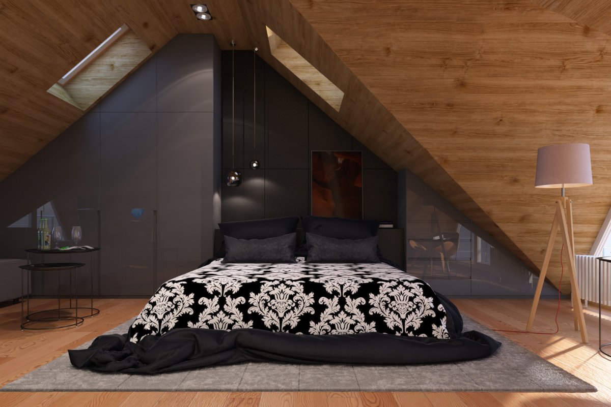 Мансардный этаж 70кв