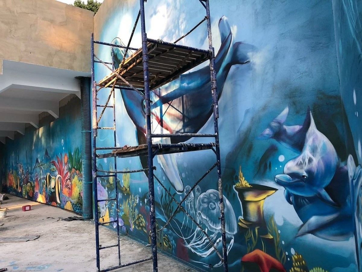 Художественная роспись стен граффити