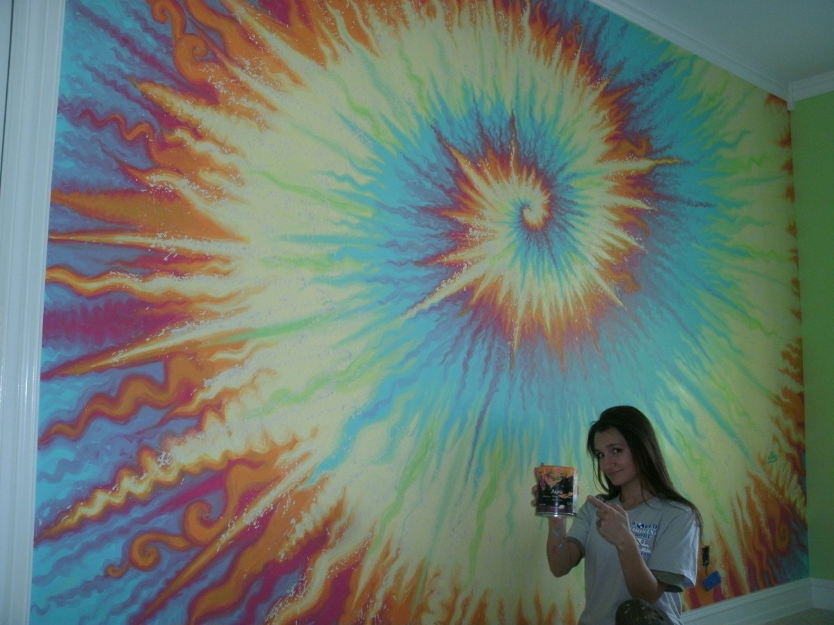 Настенная аэрография