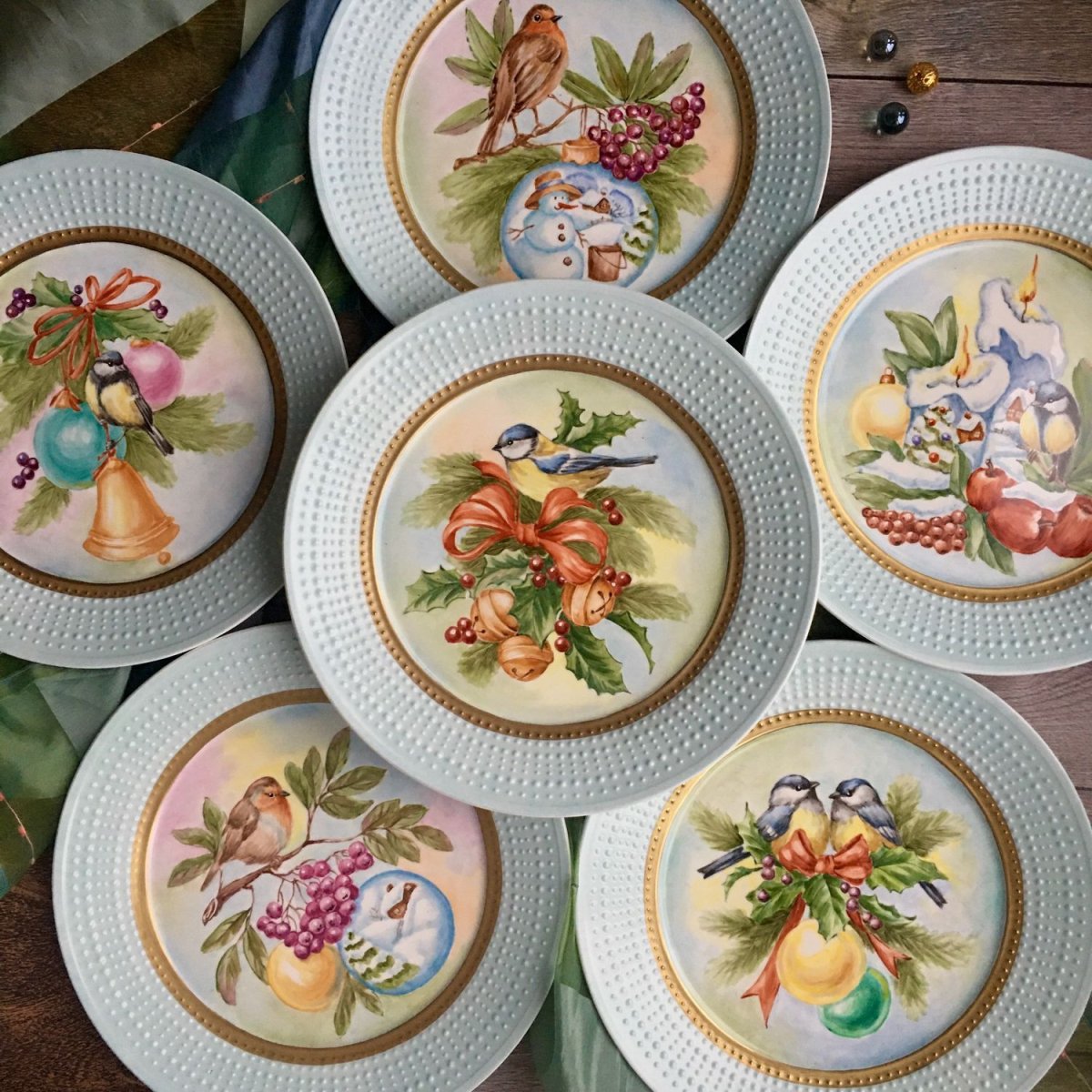 Тарелки из путешествий на стену декоративные