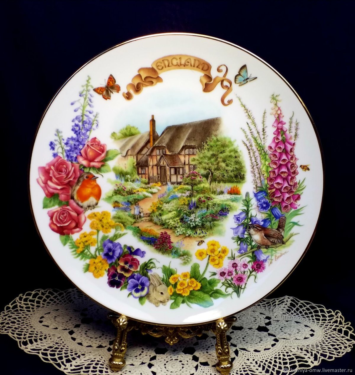 Тарелки ручной работы